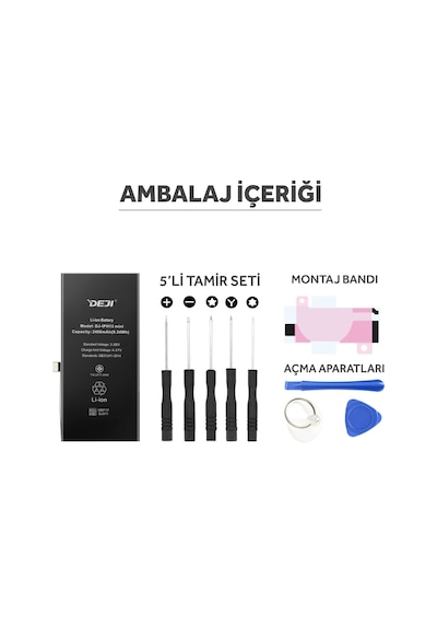Apple Uyumlu iPhone 13 Mini Batarya Mucize Batarya Deji - Normal Kapasite