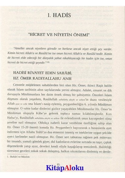 İmam Nevevi 40 Hadis Şerhi - Yener Yılmaz - Nebevi Hayat Yayınları