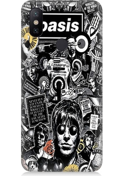 Xiaomi Redmi Note 6 Pro Uyumlu Oasis Poster Desenli Silikon Kılıf
