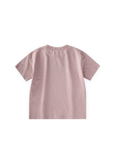 Cigit Slogan Baskılı T-shirt 2-10 Yaş Leylak