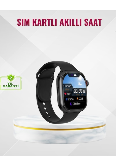 Uyku Takipli Gps Li Sım Kart Destekli Akıllı Saat