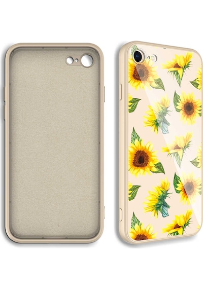 Goocamp Apple iPhone Uyumlu 7 Kılıf Kamera Korumalı Desenli Sert Silikon Epoksi Kapak - No12 NO12