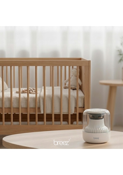 Breez Mini Beyaz Gürültü Makinesi Pışpışlı Ninnili Radyasyon Içermeyen Uyku Arkadaşı