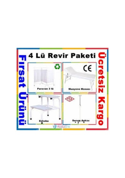 Muayene Masası Paravan Eskabo Serum Askısı Osgb İsgb Revir