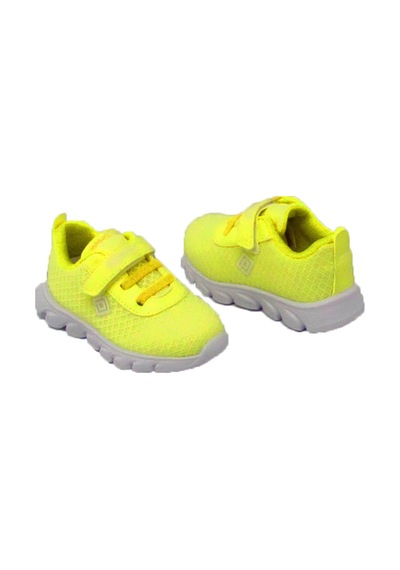Pepino P-1256 Sarı Unısex Çocuk Tek Cırt Fileli Spor Ayakkabı Sari