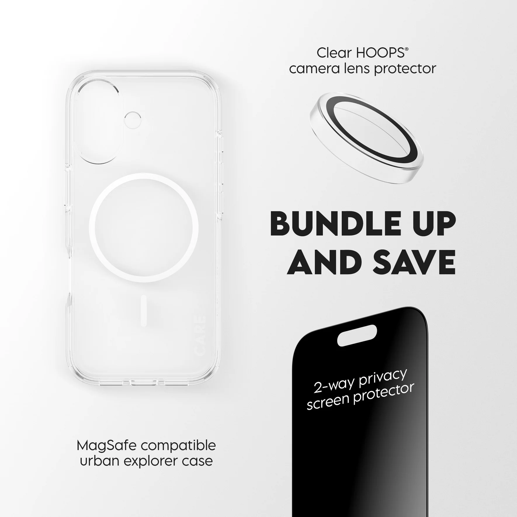 Panzerglass Apple Apple iPhone Uyumlu  17 Urban Explorer Bundle 3 Ü 1 Arada Hayalet Set
