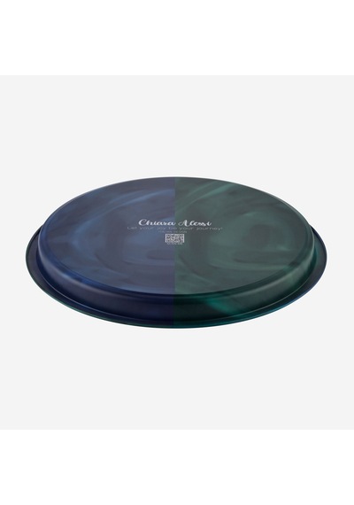 Mavi Metal Tepsi 34 Cm