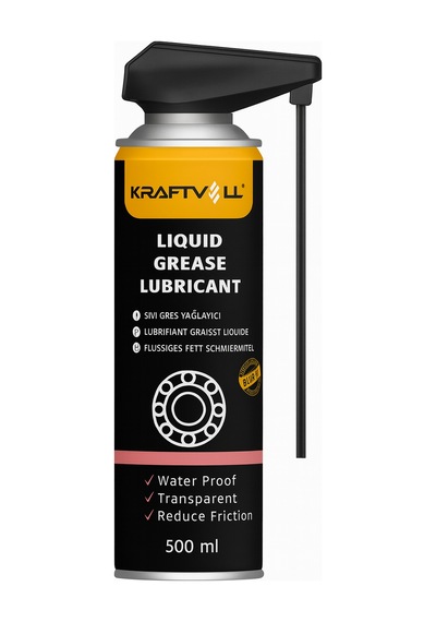 Kraftvoll 17042013 Sıvı Gres Yağlayıcı 300 ML Universal Tüm Ağır Vasıta Binek Araç ve Endüstriyel Mekanizmalar ile Uyumlu Kraftvoll 17042013 Sıvı Gres Yağlayıcı 300 ML Universal Tüm Ağır Vasıta Binek Araç ve Endüstriyel Mekanizmalar ile Uyumlu