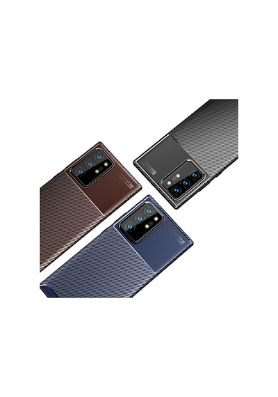 Rba Aksesuar Galaxy Uyumlu Note 20 Ultra Kılıf Rba Negro Silikon Kapak - Siyah Siyah