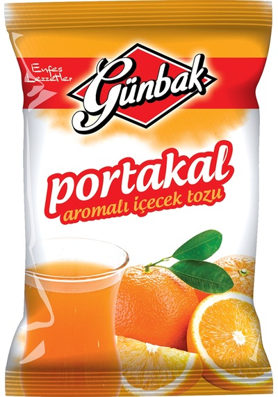 Günbak Portakal Aromalı İçecek Tozu 250 G