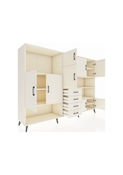 Hyperion Dolap 9 Raflı 4 Çekmeceli 8 Kapaklı 220x44x163 Aytaşı-ay Aytaşı-aytaşı Hyperion Dolap 9 Raflı 4 Çekmeceli 8 Kapaklı 220x44x163 Aytaşı-ay Aytaşı-aytaşı