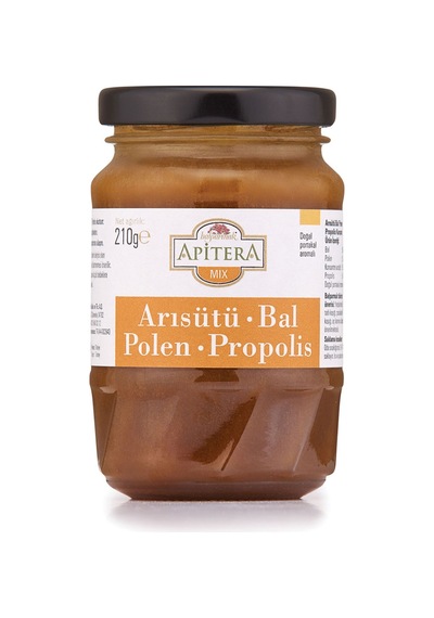 3 Adet Balparmak Apitera Mix Arı Sütü Polen Propolis 210g