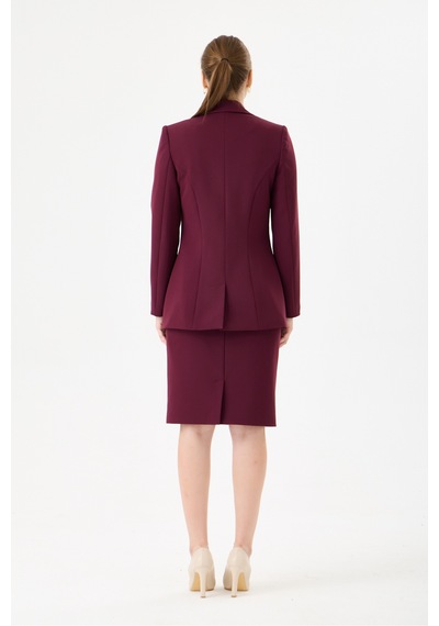 Velnara Moda Klasik Tek Düğme Ceket & Astarlı Kısa Kalem - Etek Kadın Takım Elbise Koyu Mürdüm- Velnara Tasarımı Bordo Mürdüm - 918616456 Bordo Mürdüm Velnara Moda Klasik Tek Düğme Ceket & Astarlı Kısa Kalem - Etek Kadın Takım Elbise Koyu Mürdüm- Velnara Tasarımı Bordo Mürdüm - 918616456 Bordo Mürdüm