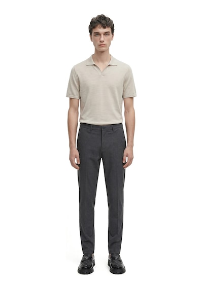 Düz Kumaş Slim Fit Klasik Erkek Pantolon Rafael Antrasit