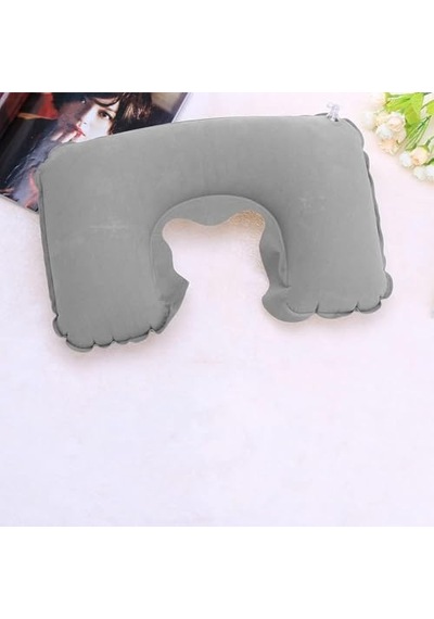 Tech Şişme Seyahat Boyun Yastığı Ergonomik Travel Neck Pillow, Katlanabilir, Taşınabilir, Uçak, Otobüs, Tre