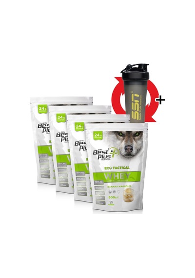 Bpn Eco Tactical Whey Protein Tozu 600Gr Banana Magnolia 4'lü