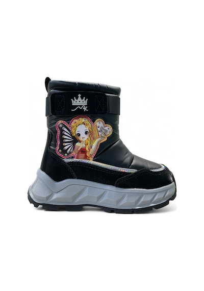 Marco Kids 22673 Kız Çocuk İçi Kürklü Kar Botu Siyah