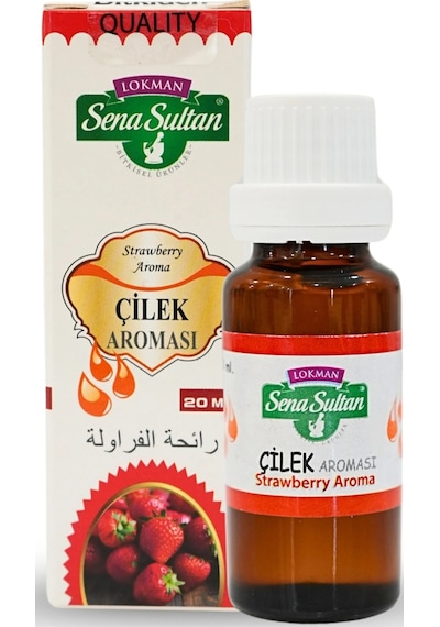 Çilek Yağı Esansiyel Uçucu Aromatik Yağ 20 Ml, Lokman Sena Sultan 20 ML
