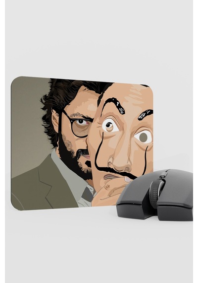La Casa De Papel-profesör V2 22x18 Gaming Kauçuk Kaymaz Taban Mouse Pad Fare Altlığı