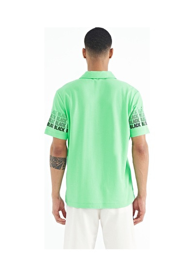 Tommylife Tommy Life Su Yeşili Kol Baskı Detaylı Polo Yaka Standart Form Erkek T-shirt - 88240 SU YEŞİLİ Tommylife Tommy Life Su Yeşili Kol Baskı Detaylı Polo Yaka Standart Form Erkek T-shirt - 88240 SU YEŞİLİ