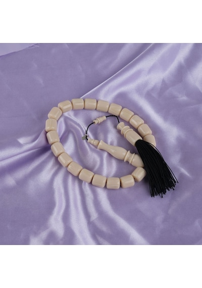 Osmanlı Saray Püsküllü Fransız Galalit 1940 Döküm Kapsül Kesim Bilek Boy 10.5x12mm Tesbih - Ivory Sedefli Beyaz - Ahmet Nazmi Usta İşi Beyaz Osmanlı Saray Püsküllü Fransız Galalit 1940 Döküm Kapsül Kesim Bilek Boy 10.5x12mm Tesbih - Ivory Sedefli Beyaz - Ahmet Nazmi Usta İşi Beyaz