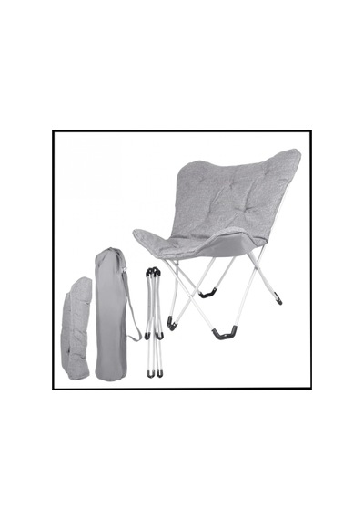 Uyguna-yakala Gri - Katlanabilir Kamp Sandalyesi -tab.298 Çok Renkli