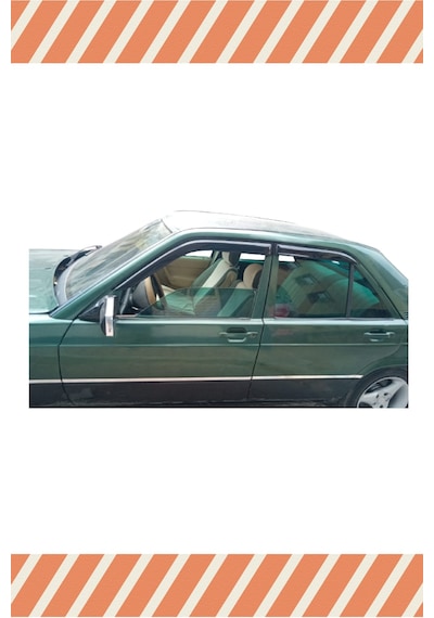 Mercedes 190 E (W201) Tüm Modellerine Özel 4'lü Mügen Tip Cam Rüzgarlığı