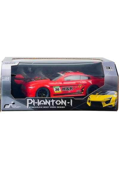 1:22 Phantom Dört Yönlü Hareket Eden Kumandalı Yarış Arabası Kırm Çok Renkli