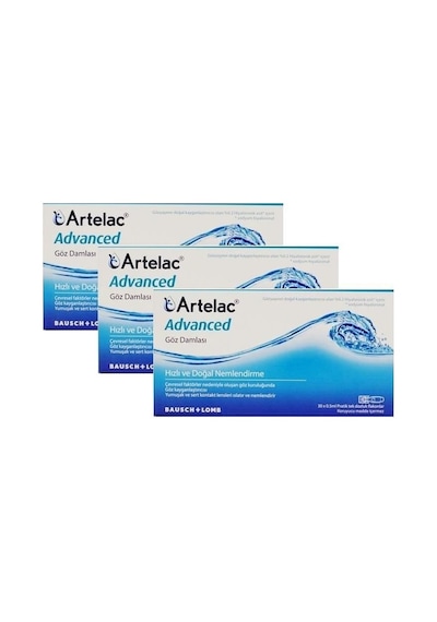 Bausch Lomb Artelac Advanced Tek Dozluk Göz Damlası 3'lü
