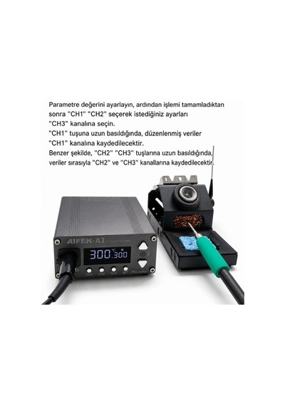 Aifen-a3 120w Elektronik Lehimleme İstasyonu Jbc T210/t245/t115 Uyumlu