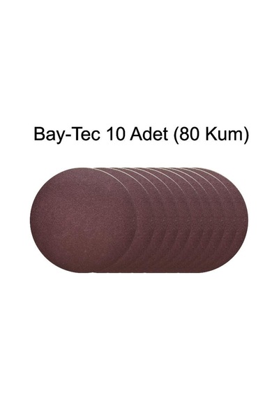 Bay-tec Cırt Zımpara 80 Kum 115 Mm 10 Adet 37631218