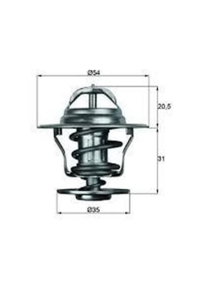 MAHLE TX1371D TERMOSTAT 71C GOLF II III JETTA II PASSAT 87-88 A6