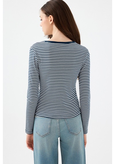Loft Kadın Sweatshirt Lacivert