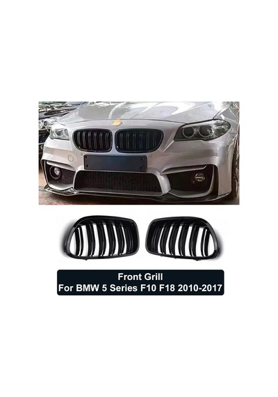 Bmw F10 5 Serisi Ön Panjur Izgara Böbrek Çift Kanal 2010-2017 Arası