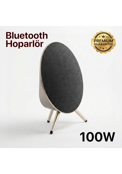 Kablosuz Hoparlör Rgb 100w Taşınabilir Speaker Uf2 - Siyah