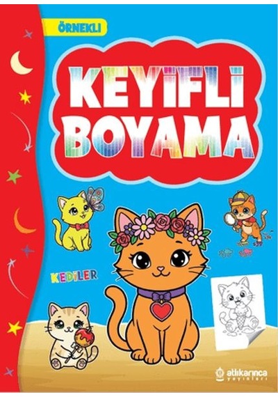 Keyifli Boyama Kediler 48 Sayfa - Aıaı-897433