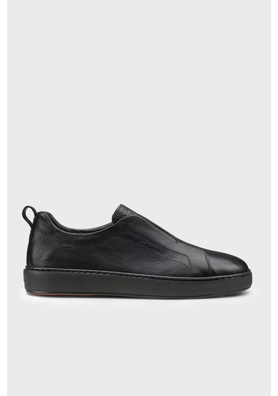 Santoni Deri Sneaker Ayakkabı Erkek Ayakkabı Mbcd22211neatckan01 Siyah