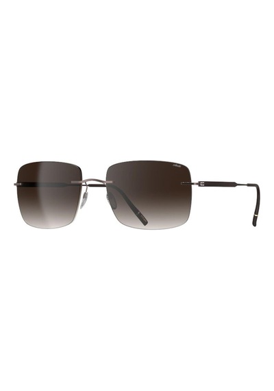 Silhouette 8752 75 6040 Unisex Güneş Gözlüğü Kahverengi