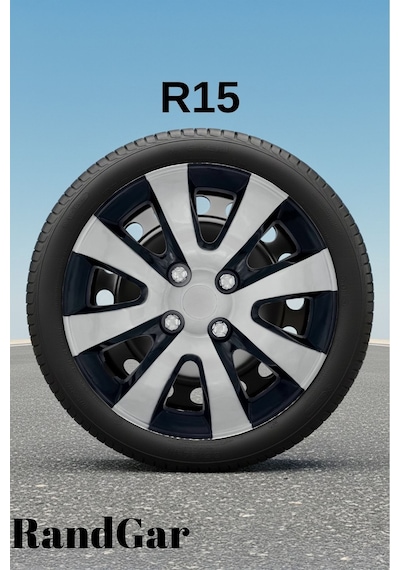 Renault Vel Satis 15 İnç Jant Kapağı 4 Adet Siyah Gri C101 Rand