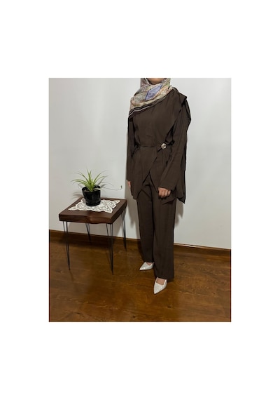 Tenfısı Woman Wear Kahverengi Broş Detaylı Modal İkili Takım - Tesettür Kombin Kahverengi - 902954401 Kahverengi Tenfısı Woman Wear Kahverengi Broş Detaylı Modal İkili Takım - Tesettür Kombin Kahverengi - 902954401 Kahverengi