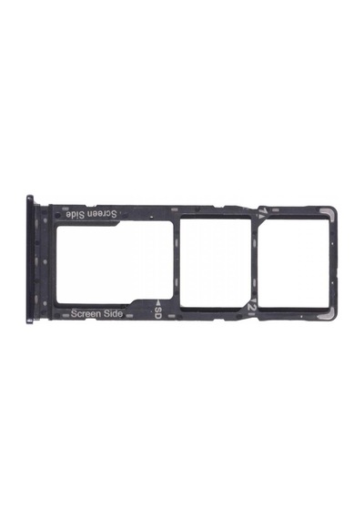 Tecno Camon 12 Air Sim Tepsisi - Siyah Sim Ve Sd Kart Yuvası.