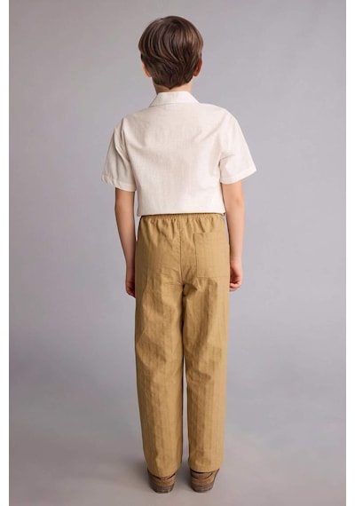 Defacto Relax Fıt Düz Paça Pantolon Erkek Çocuk H5868a826smbg638 Bej-bg638