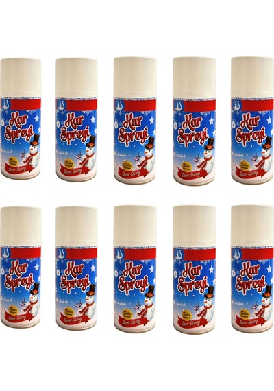 Yılbaşı Yapay Kalıcı Kar Spreyi Beyaz 150 Ml 10 Adet