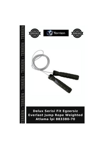 Delux Serisi Fit Egzersiz Everlast Jump Rope Weighted Atlama İpi 883380-70