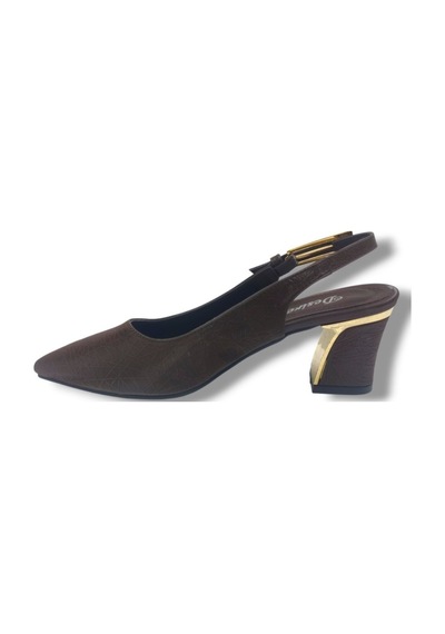 Desire 3101-26 Parlak Baskılı Nubuk Nikelajlı Kalın Topuk Kadın Ayakkabı 6,5cm Kahverengi Desire 3101-26 Parlak Baskılı Nubuk Nikelajlı Kalın Topuk Kadın Ayakkabı 6,5cm Kahverengi