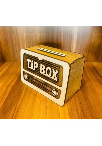 Myk Hediye Ve Sanat Tip Box Bahşiş Kutusu Kumbara 2 Adet Kumbara