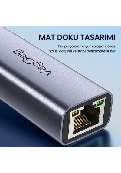Usb 3.0 Gigabit 1000mbps Rj45 Ethernet Dönüştürücü Adaptör