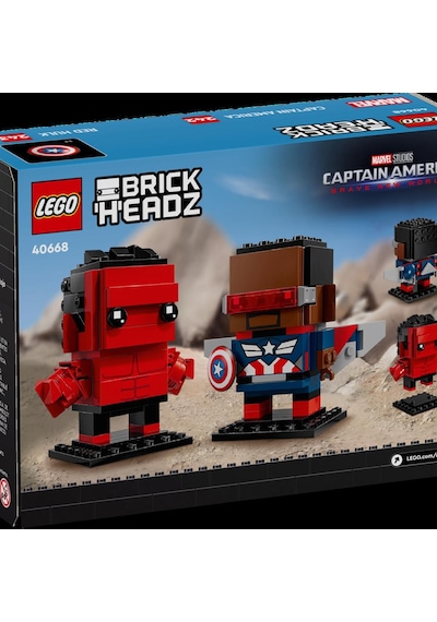 Lego 40668 Kaptan Amerika Ve Red Hulk Figürleri
