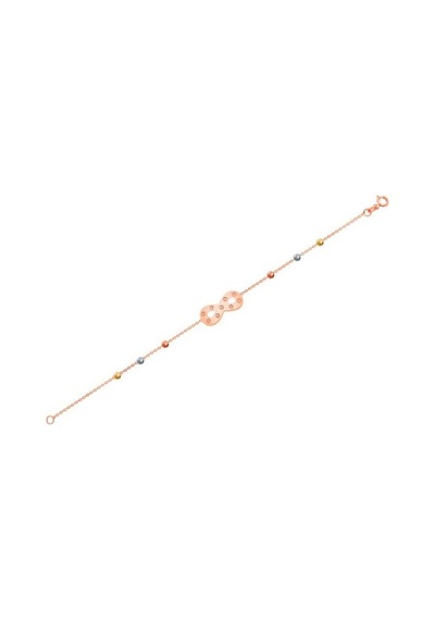Tektaş - Altın 14 Ayar Sonsuzluk Bileklik N11.2148 Sarı Altın