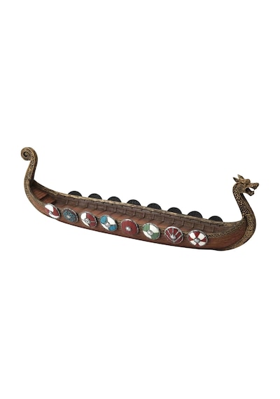 Viking Savaş Gemisi 6 Viking Figürlü Dekoratif Gemi